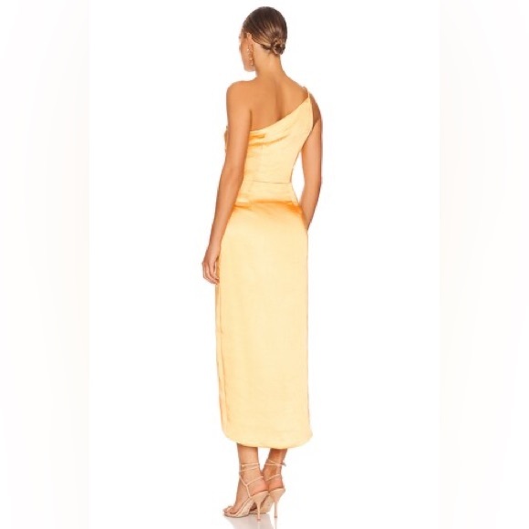 ELLIATT Isabelle Dress in Mango, Size Large, $210 - Picture 7 of 11